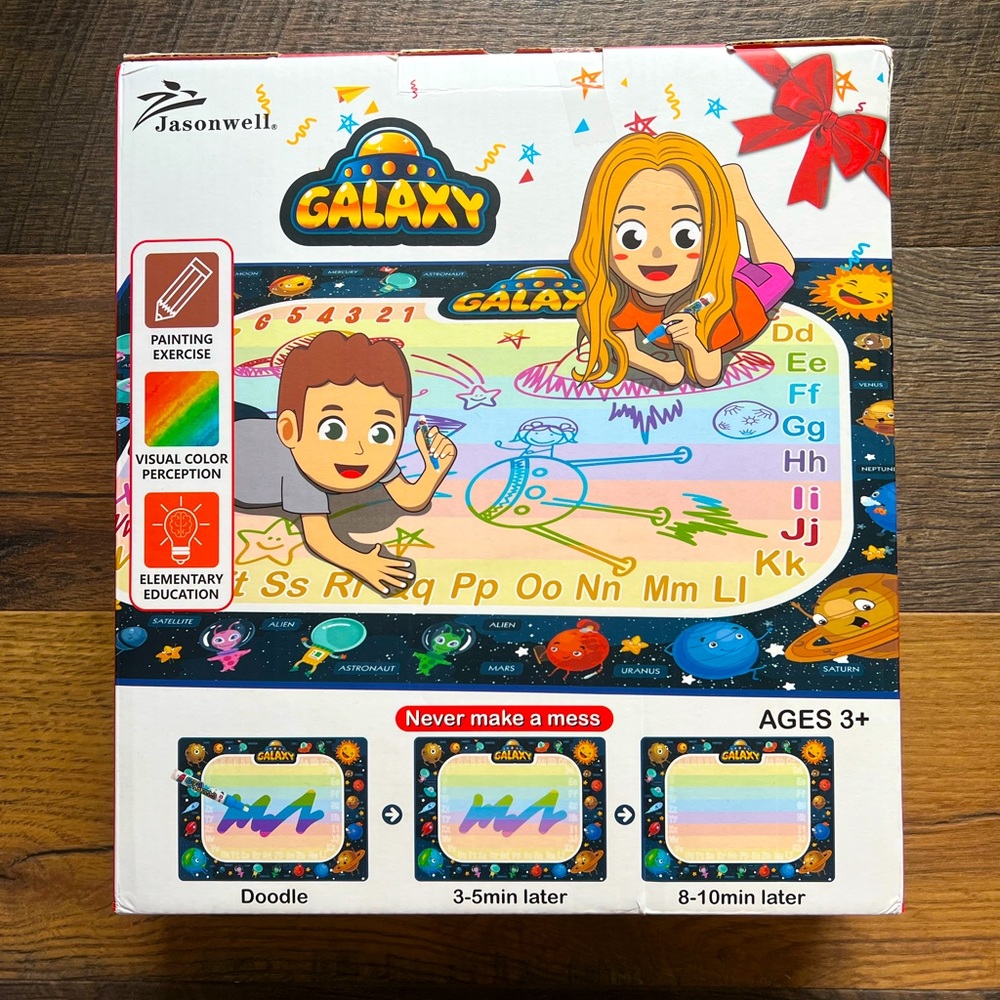 Jasonwell Aqua Magic Doodle Mat, Galaxy No Mess NEW-Unopened Box